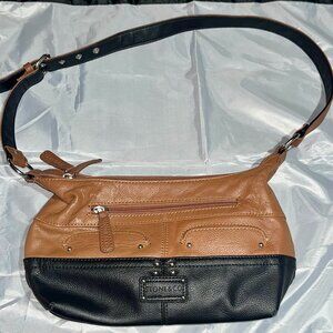 Stone and Co Brown and Black Crossbody Purse Bag 